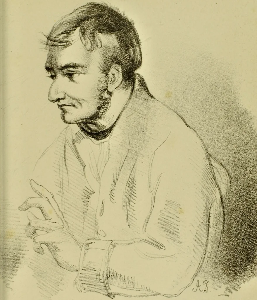 An illustration from Physiognomik der geisteskrankheiten / Sir Alexander Morison., 1853, leaf 379