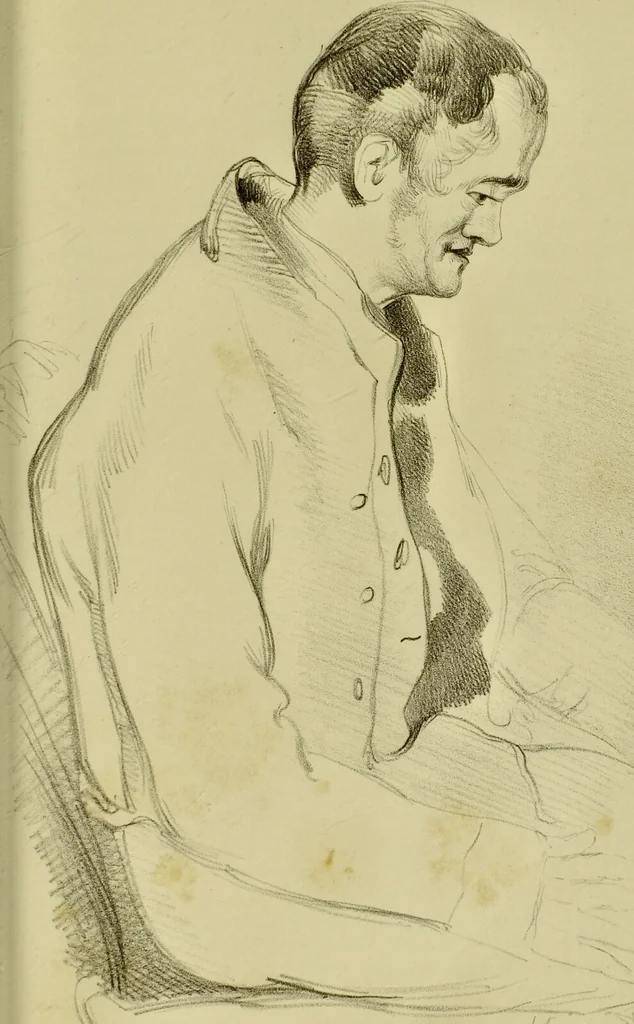 An illustration from Physiognomik der geisteskrankheiten / Sir Alexander Morison., 1853, leaf 411