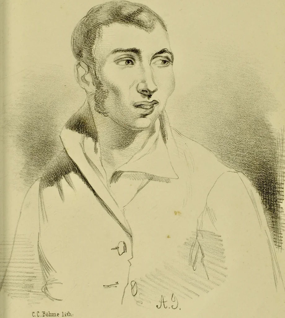 An illustration from Physiognomik der geisteskrankheiten / Sir Alexander Morison., 1853, leaf 419