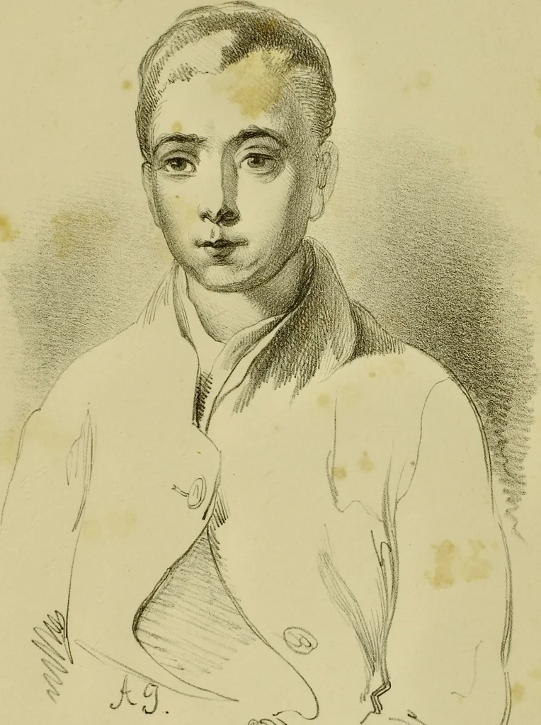 An illustration from Physiognomik der geisteskrankheiten / Sir Alexander Morison., 1853, leaf 427