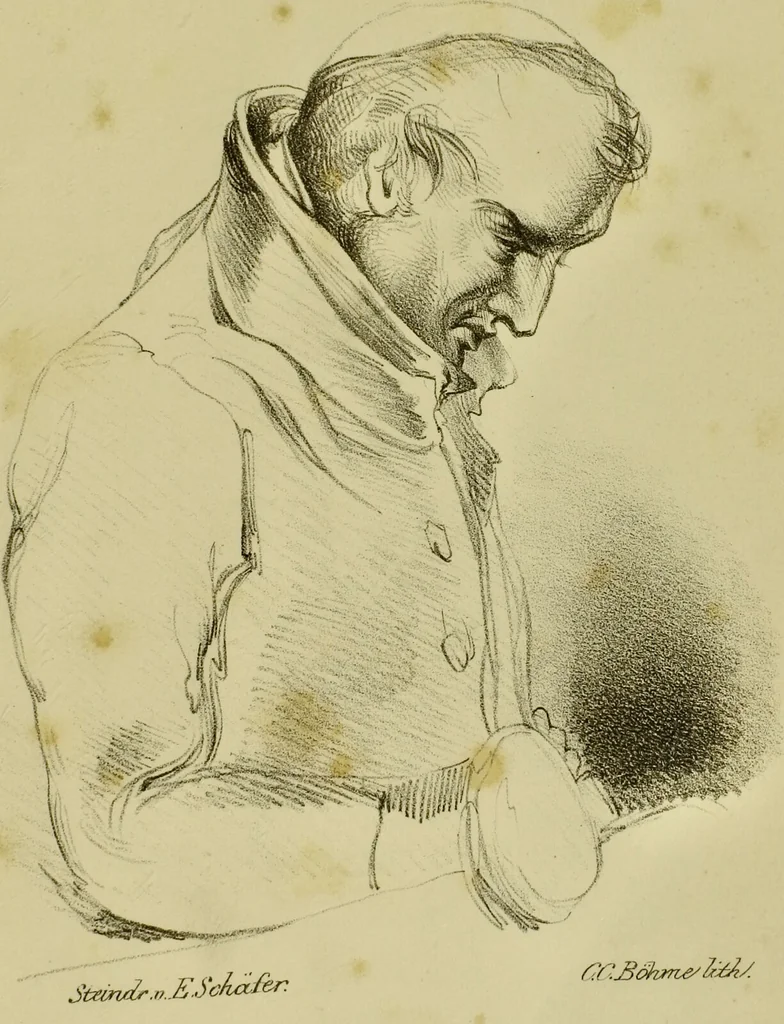 An illustration from Physiognomik der geisteskrankheiten / Sir Alexander Morison., 1853, leaf 439