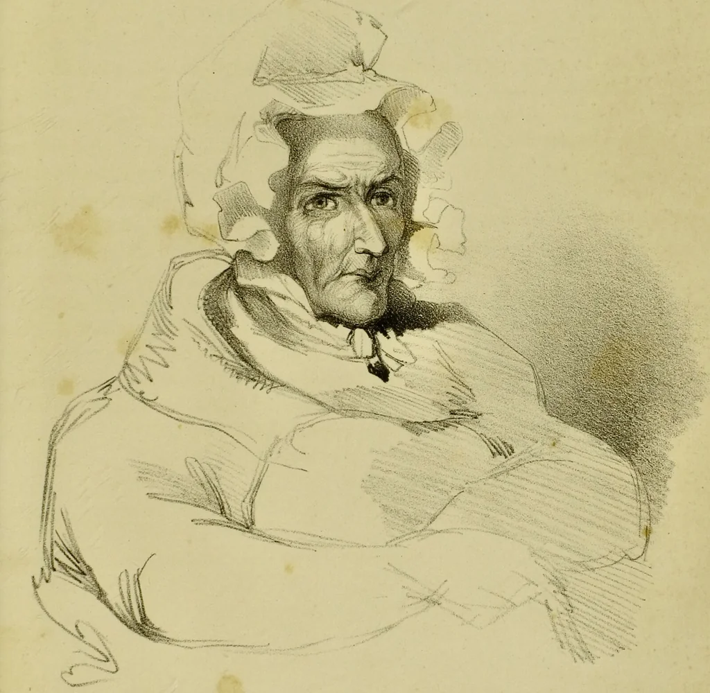 An illustration from Physiognomik der geisteskrankheiten / Sir Alexander Morison., 1853, leaf 453
