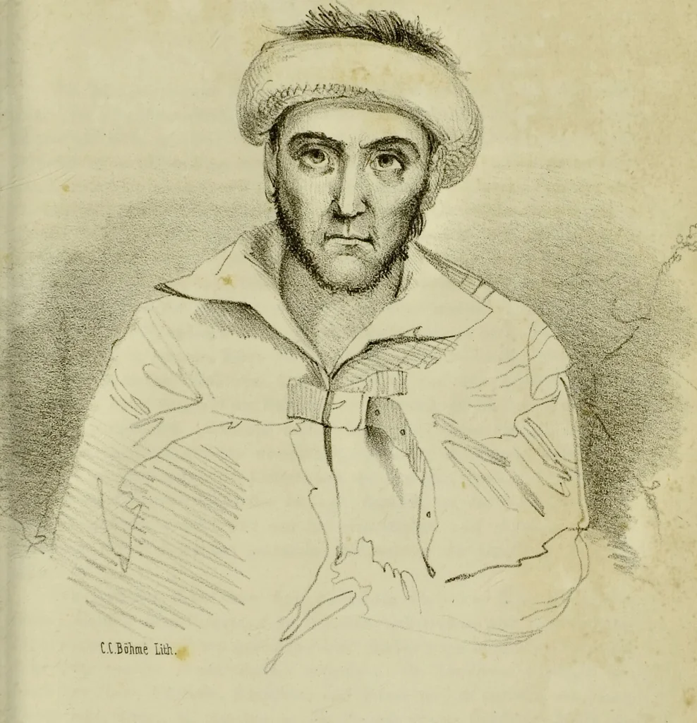 An illustration from Physiognomik der geisteskrankheiten / Sir Alexander Morison., 1853, leaf 81