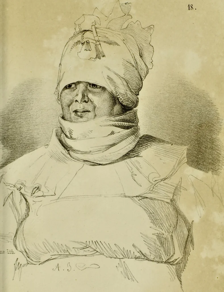 An illustration from Physiognomik der geisteskrankheiten / Sir Alexander Morison., 1853, leaf 91