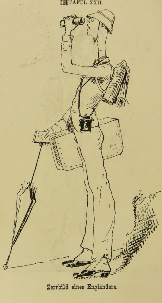 An illustration from Physiognomik und Mimik / von Paolo Mantegazza ; mit mehr als hundert original-zeichmungen von Hector und Edward Ximenes ; vom verfasser genehmigte übersetzung von R. Löwenfeld., 1890, leaf 168