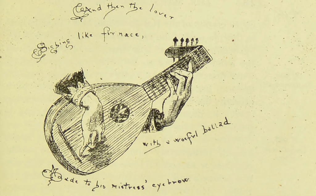An illustration from The science of the hand, or, The art of recognising the tendencies of the human mind by the observation of the formations of the hands = la science de la main / translated from the French of C.S. D'Arpentigny and edited ... by Ed. Heron-Allen ; with original plates and explanatory diagrams by Rosamund Brunel Horsley., 1886, leaf 305