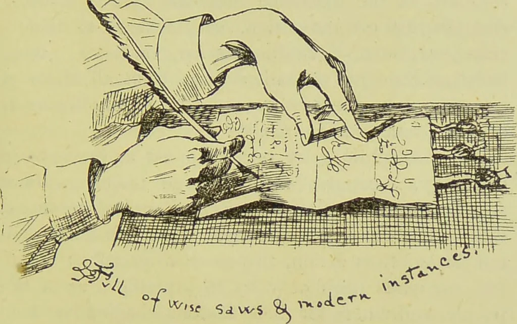 An illustration from The science of the hand, or, The art of recognising the tendencies of the human mind by the observation of the formations of the hands = la science de la main / translated from the French of C.S. D'Arpentigny and edited ... by Ed. Heron-Allen ; with original plates and explanatory diagrams by Rosamund Brunel Horsley., 1886, leaf 371