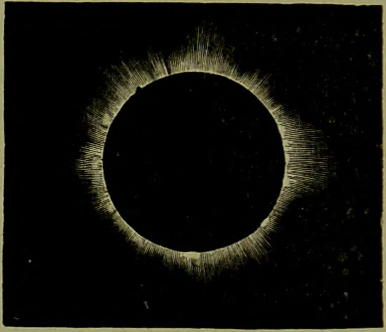 An illustration from Spectrum analysis in its application to terrestrial substances, and the physical constitution of the heavenly bodies / familiarly explained by H. Schellen ; translated from the second enlarged and revised German edition by Jane and Caroline Lassell ; edited with notes by William Huggins ; with numerous woodcuts and coloured plates, and Ångström's and Kirchhoff's maps., 1872, leaf 400