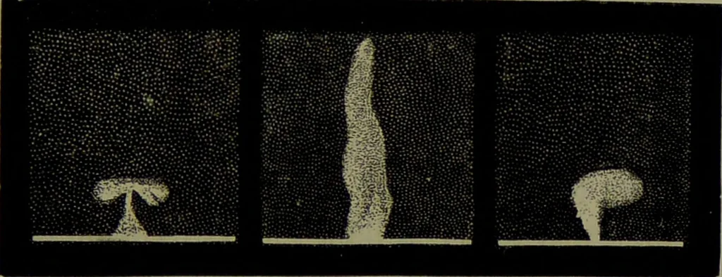 An illustration from Spectrum analysis in its application to terrestrial substances, and the physical constitution of the heavenly bodies / familiarly explained by H. Schellen ; translated from the second enlarged and revised German edition by Jane and Caroline Lassell ; edited with notes by William Huggins ; with numerous woodcuts and coloured plates, and Ångström's and Kirchhoff's maps., 1872, leaf 491