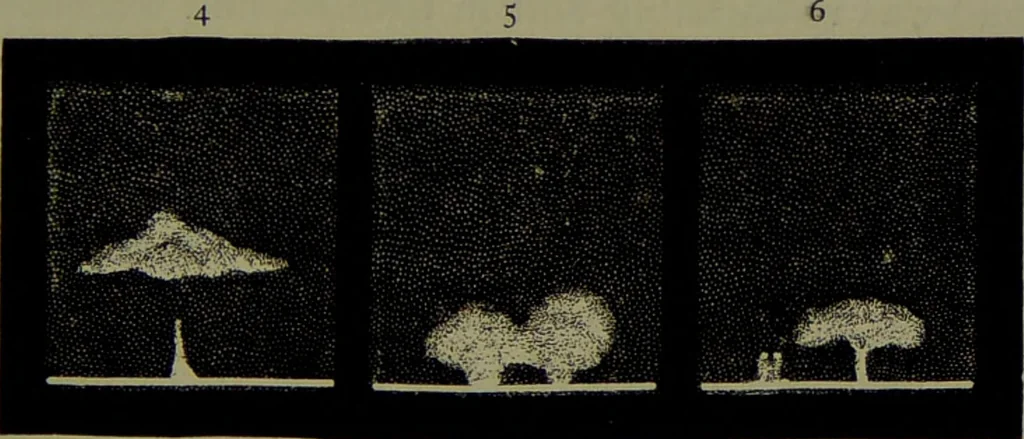 An illustration from Spectrum analysis in its application to terrestrial substances, and the physical constitution of the heavenly bodies / familiarly explained by H. Schellen ; translated from the second enlarged and revised German edition by Jane and Caroline Lassell ; edited with notes by William Huggins ; with numerous woodcuts and coloured plates, and Ångström's and Kirchhoff's maps., 1872, leaf 491