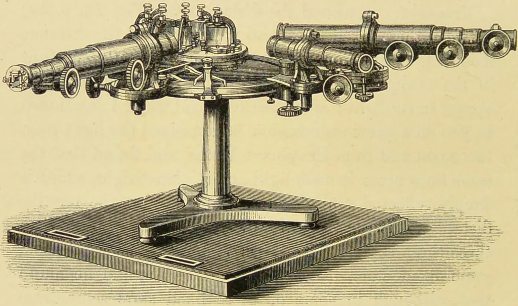 An illustration from Spectrum analysis : six lectures, delivered in 1868, before the Society of Apothecaries of London / by Henry E. Roscoe ; with appendices, coloured plates, and illustrations., 1869, leaf 222