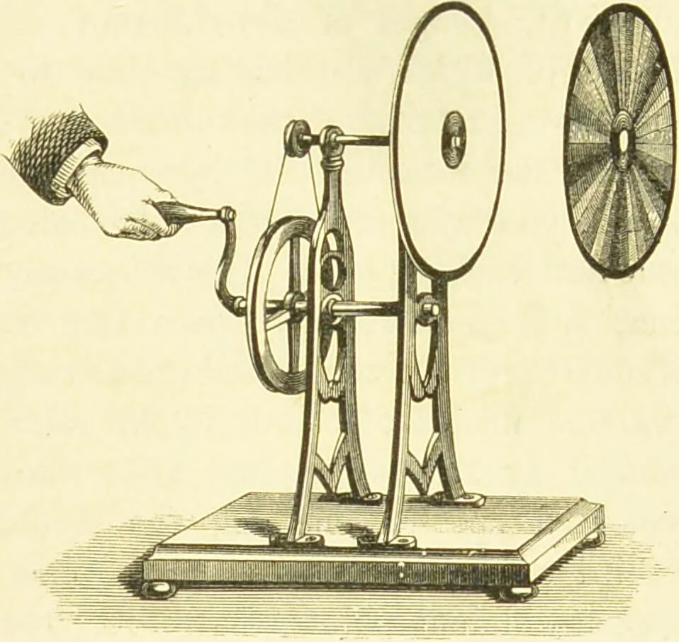 An illustration from Spectrum analysis : six lectures, delivered in 1868, before the Society of Apothecaries of London / by Henry E. Roscoe ; with appendices, coloured plates, and illustrations., 1869, leaf 31