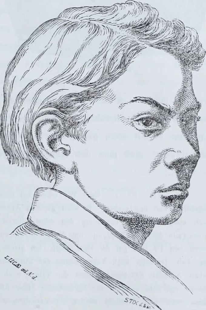 An illustration from Zur Morphologie der Rassen-Schädel : einleitende Bemerkungen und Beiträge, ein Sendschreiben an ... Carl Ernst v. Baer / von Joh. Christ. Gustav Lucae., 1861, leaf 101