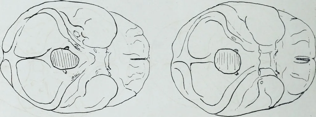 An illustration from Zur Morphologie der Rassen-Schädel : einleitende Bemerkungen und Beiträge, ein Sendschreiben an ... Carl Ernst v. Baer / von Joh. Christ. Gustav Lucae., 1861, leaf 184
