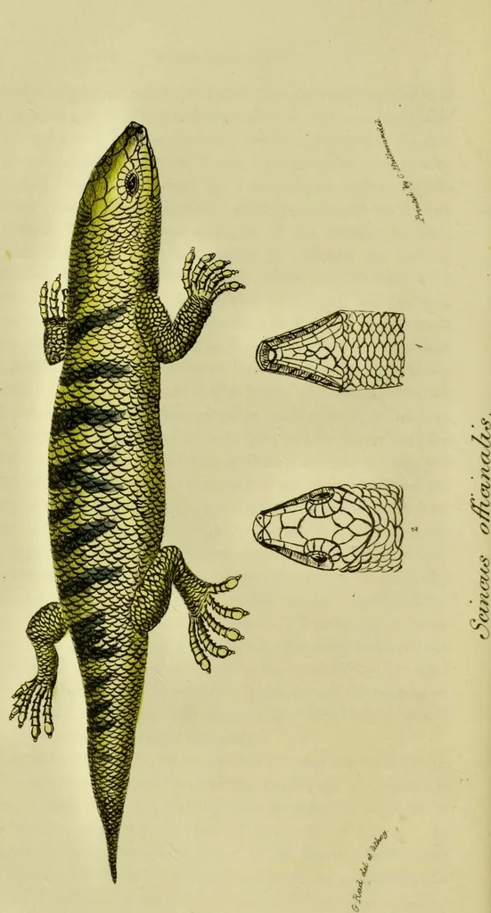 An illustration from Medical zoology and mineralogy. Or, Illustrations and descriptions of the animals and minerals employed in medicine, and of the preparations derived from them; including also an account of animal and mineral poisons, with figures coloured from nature / [John Stephenson]., 1832, leaf 82