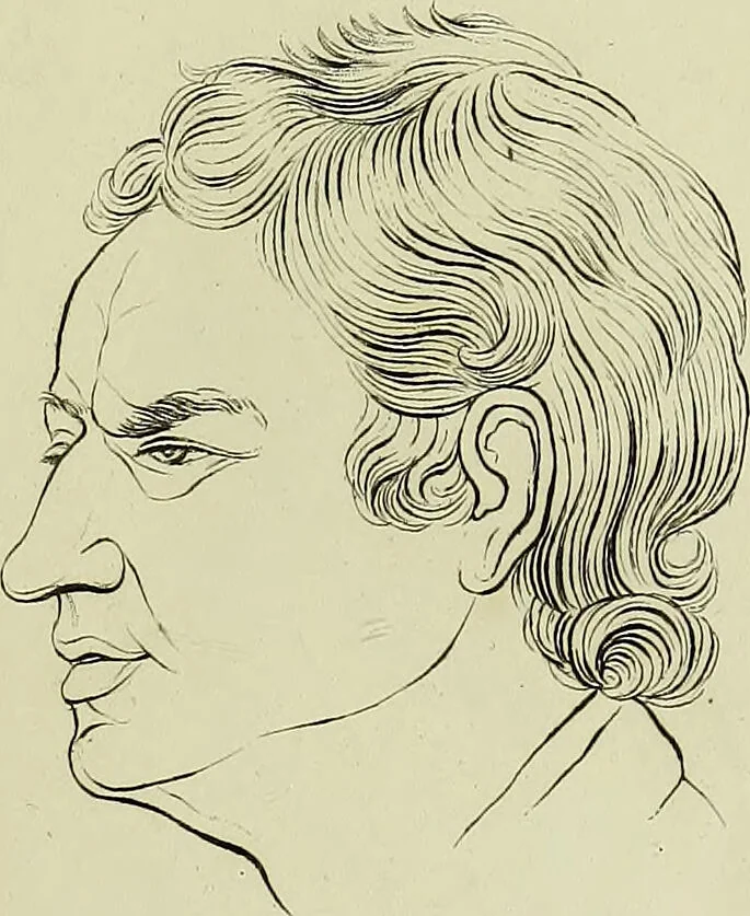 An illustration from La physiognomonie, ou l'art de connaître les hommes d'après les traits de leur physionomie, leurs rupports avec les divers animaux, leur penchans. ... / Lavater., 1841, leaf 317