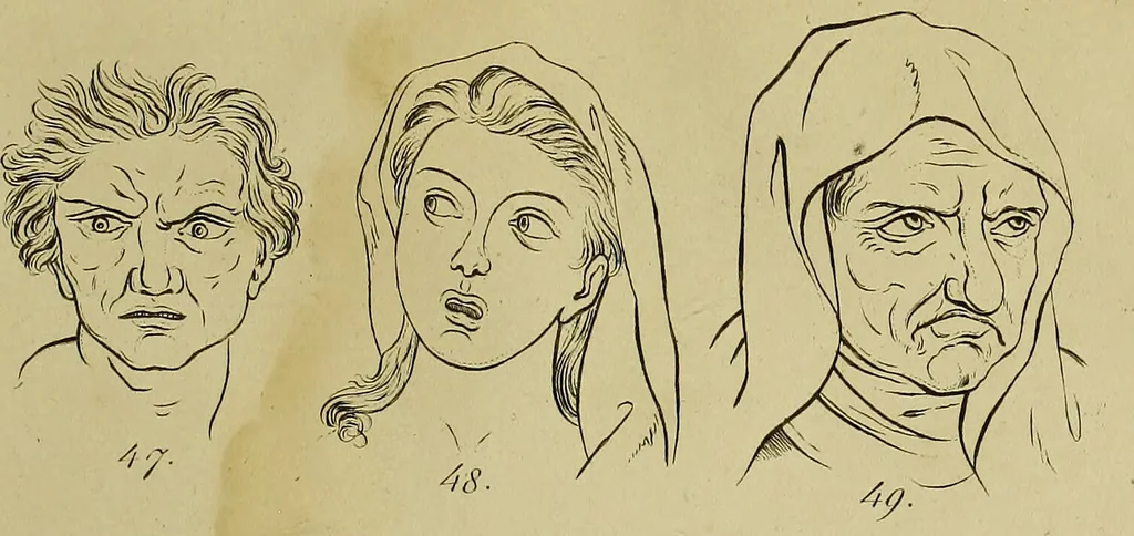 An illustration from La physiognomonie, ou l'art de connaître les hommes d'après les traits de leur physionomie, leurs rupports avec les divers animaux, leur penchans. ... / Lavater., 1841, leaf 335