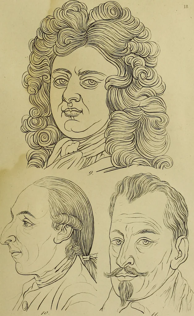 An illustration from La physiognomonie, ou l'art de connaître les hommes d'après les traits de leur physionomie, leurs rupports avec les divers animaux, leur penchans. ... / Lavater., 1841, leaf 349