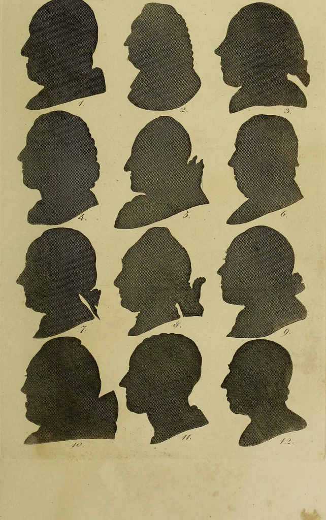 An illustration from La physiognomonie, ou l'art de connaître les hommes d'après les traits de leur physionomie, leurs rupports avec les divers animaux, leur penchans. ... / Lavater., 1841, leaf 389