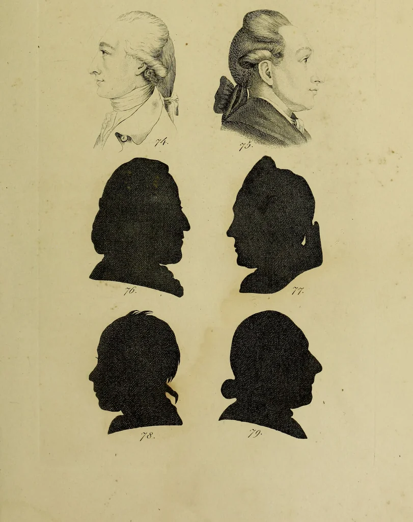 An illustration from La physiognomonie, ou l'art de connaître les hommes d'après les traits de leur physionomie, leurs rupports avec les divers animaux, leur penchans. ... / Lavater., 1841, leaf 471