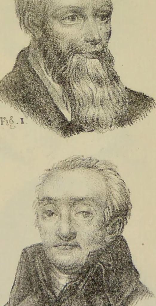 An illustration from Nuevo manual de frenolojía, escrito en inglés ... / puesto en francés con numerosas notas por el Doctor J. Fossati ... y traducido al español por Don José de Garaycoechea., 1840, leaf 345