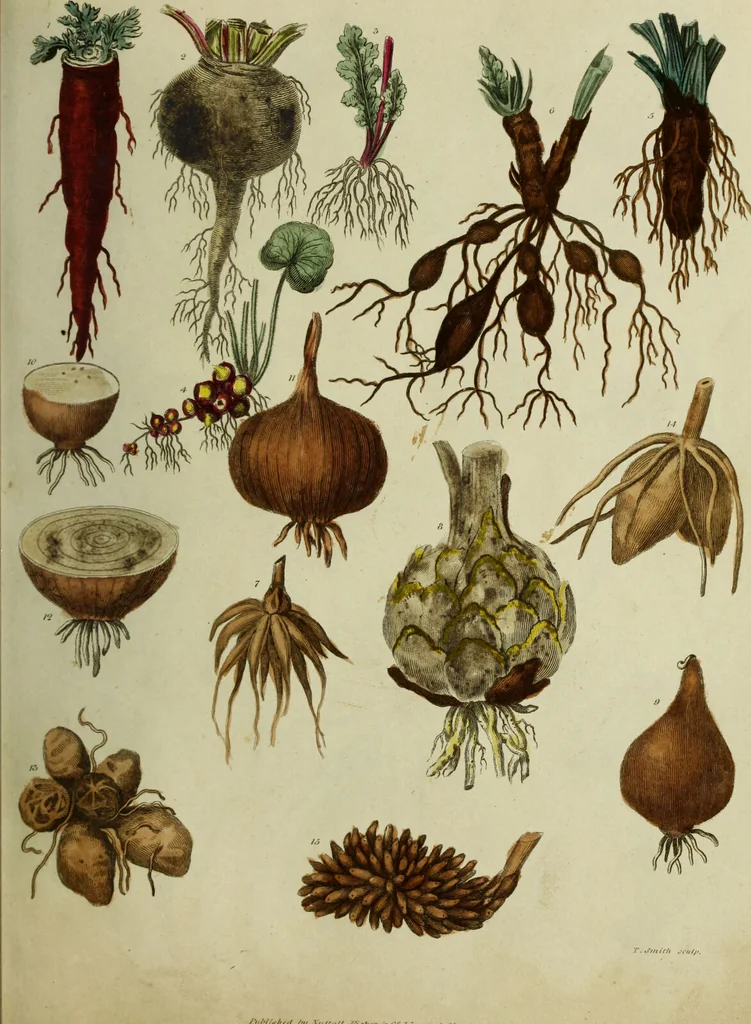 An illustration from The universal herbal; or, botanical, medical, and agricultural dictionary / [Thomas Green]., 1828, leaf 25