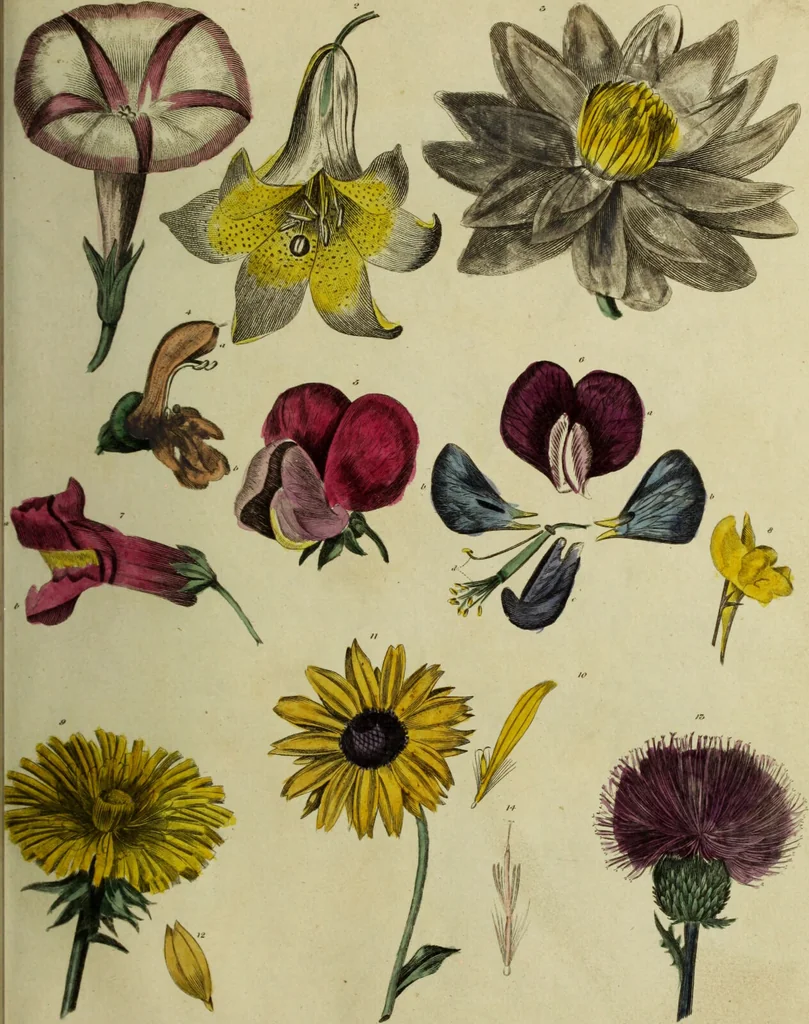 An illustration from The universal herbal; or, botanical, medical, and agricultural dictionary / [Thomas Green]., 1828, leaf 29