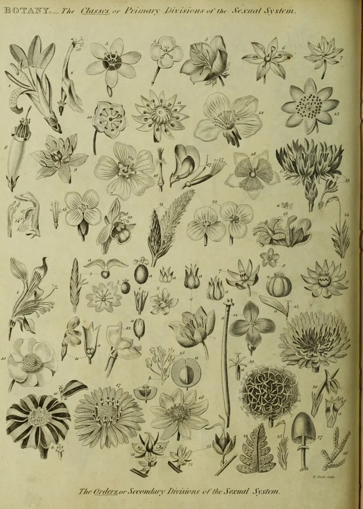 An illustration from The universal herbal; or, botanical, medical, and agricultural dictionary / [Thomas Green]., 1828, leaf 38