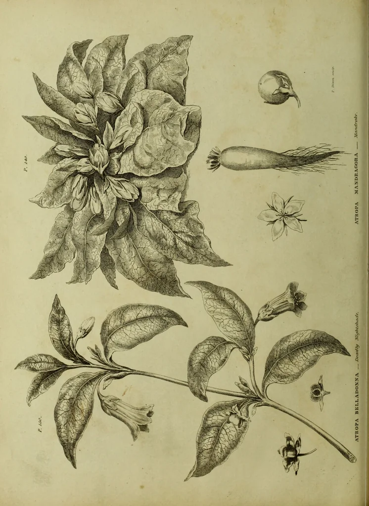 An illustration from The universal herbal; or, botanical, medical, and agricultural dictionary / [Thomas Green]., 1828, leaf 50