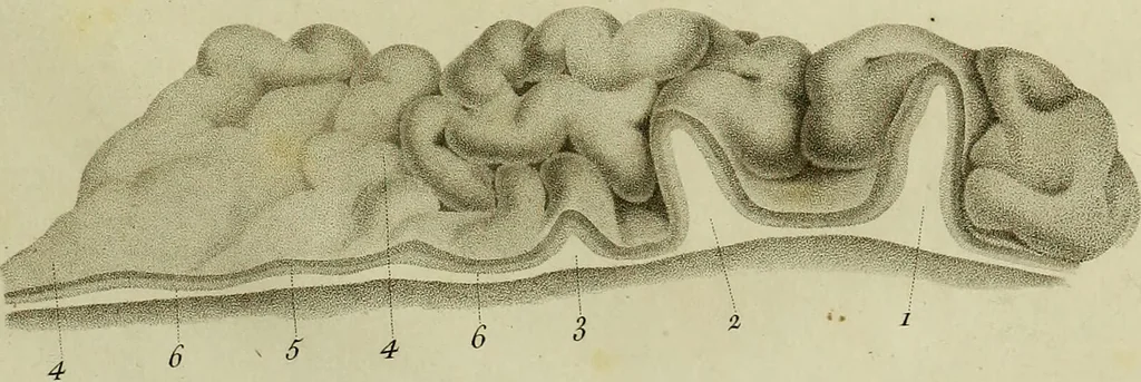 An illustration from Recherches sur le système nerveux en général, et sur celui du cerveau en particulier; mémoire présenté à l'Institut de France, le 14 mars 1808; suivi d'observations sur le rapport qui en a été faite à cette compagnie par ses commissaires / Par F.J. Gall et G. Spurzheim., 1809, leaf 295