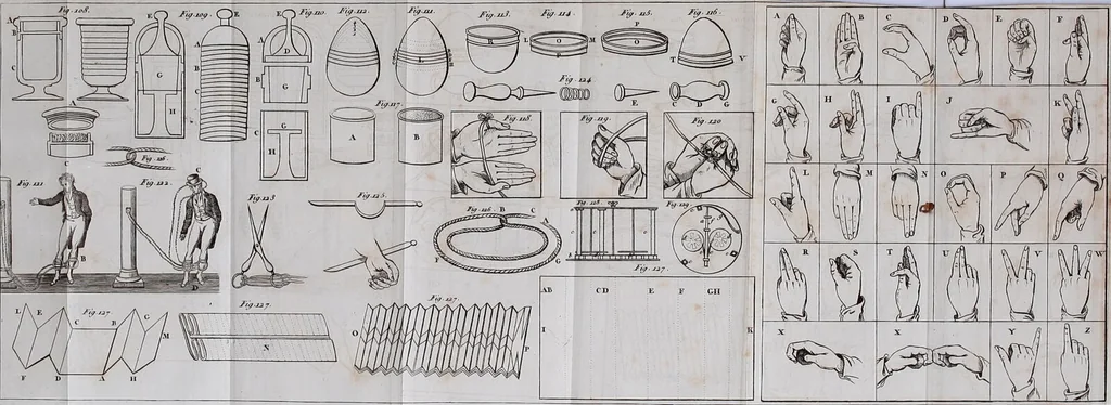 An illustration from Nouveau manuel complet des sorciers, ou la magie blanche, dévoilée par les découvertes de la chimie, de la physique et de la mécanique, contenant un grand nombre de tours dus à l'électricité, au calorique, à la lumière, à l'air, aux nombres, aux cartes, à l'escamotage, etc. Ainsi que les scènes de ventriloquie exécutées et communiquées par M. Conte [i.e. Comte] ... / précédé d'une notice historique sur les sciences occultes, par M. Julia de Fontenelle., 1837, leaf 405
