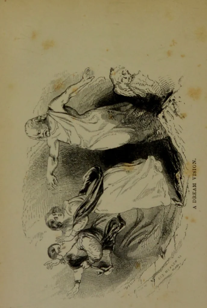 An illustration from Fallacy of ghosts, dreams, and omens; with stories of witchcraft, life-in-death, and monomania / [Charles Ollier]., 1848, leaf 82