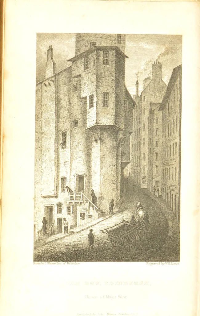 An illustration from Letters on demonology and witchcraft. Addressed to J. G. Lockhart, Esq / by Sir Walter Scott, Bart., 1831, leaf 16