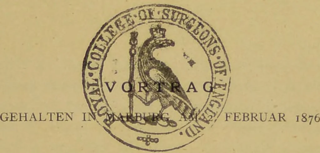 An illustration from Der Ausdruck im Auge und Blick : Vortrag gehalten in Marburg am 2. Februar 1876 / von Herm. Schmidt-Rimpler., 1876, leaf 1