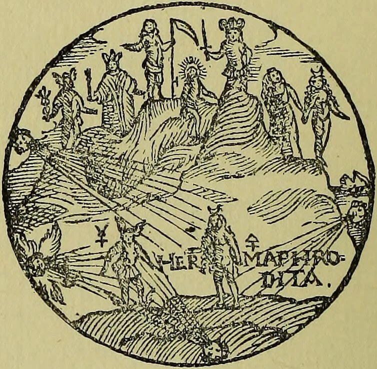 An illustration from The alchemical writings of Edward Kelly / Tr. from the Hamburg edition of 1676, and ed. with a biographical preface., 1893, leaf 194