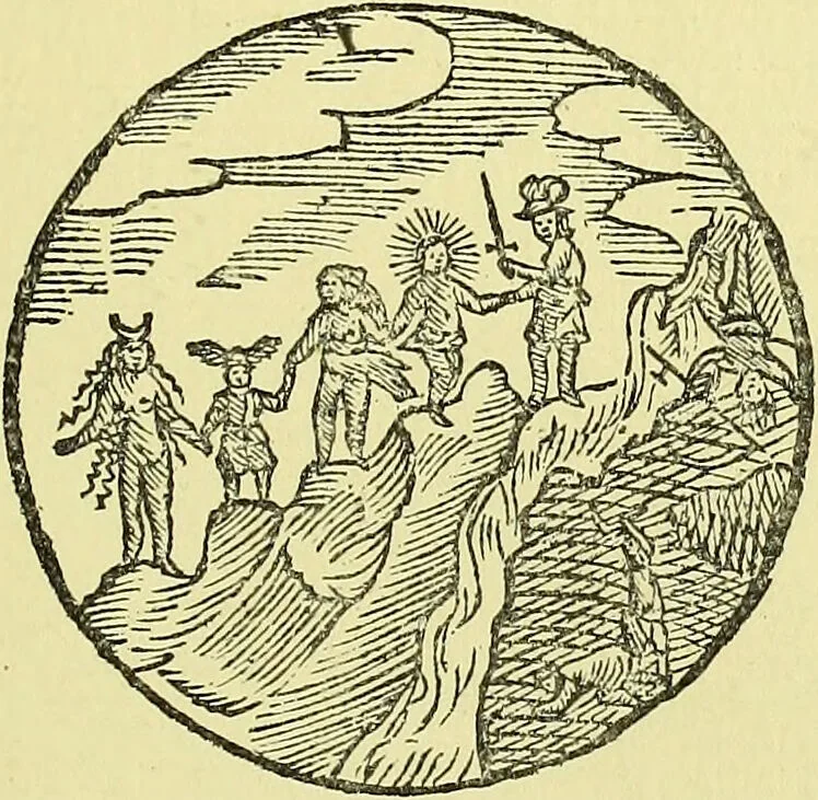 An illustration from The alchemical writings of Edward Kelly / Tr. from the Hamburg edition of 1676, and ed. with a biographical preface., 1893, leaf 197
