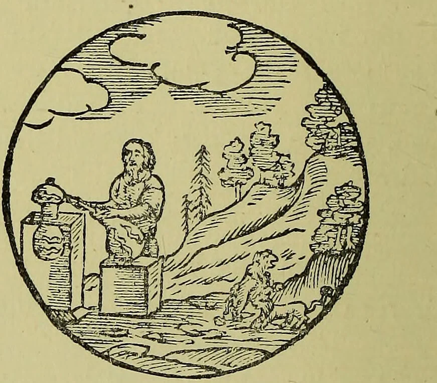 An illustration from The alchemical writings of Edward Kelly / Tr. from the Hamburg edition of 1676, and ed. with a biographical preface., 1893, leaf 200