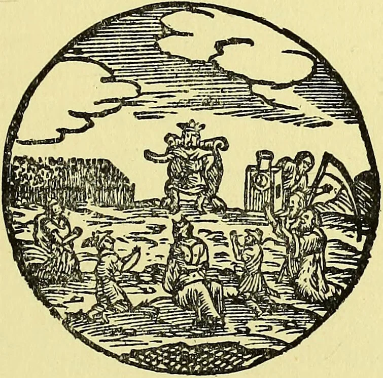 An illustration from The alchemical writings of Edward Kelly / Tr. from the Hamburg edition of 1676, and ed. with a biographical preface., 1893, leaf 215