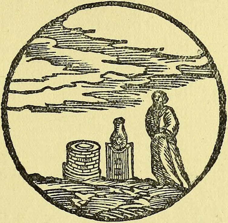 An illustration from The alchemical writings of Edward Kelly / Tr. from the Hamburg edition of 1676, and ed. with a biographical preface., 1893, leaf 217