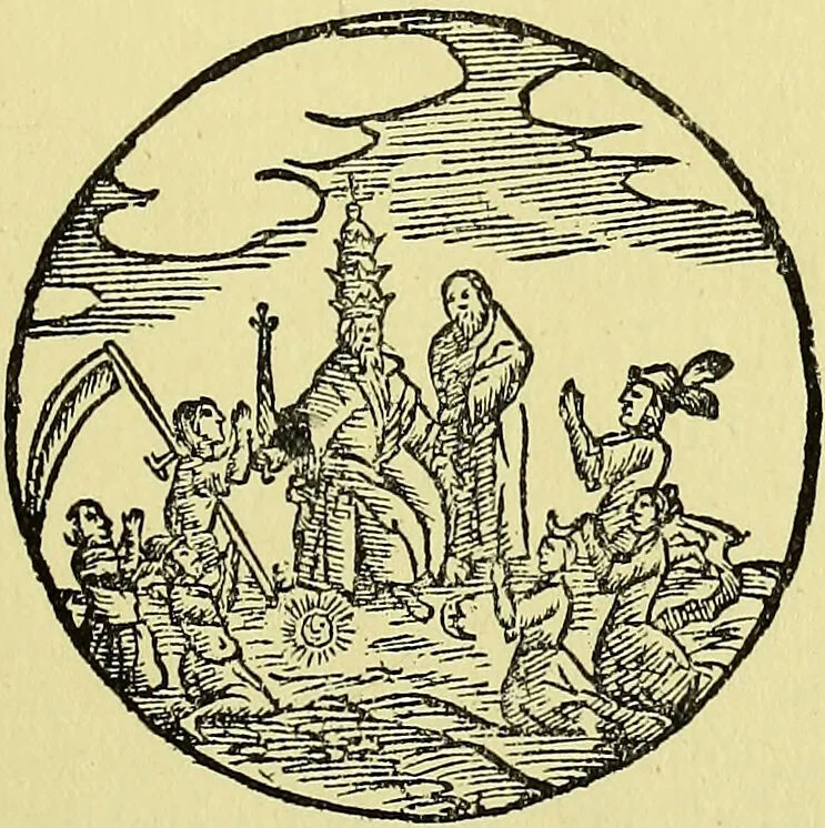 An illustration from The alchemical writings of Edward Kelly / Tr. from the Hamburg edition of 1676, and ed. with a biographical preface., 1893, leaf 217
