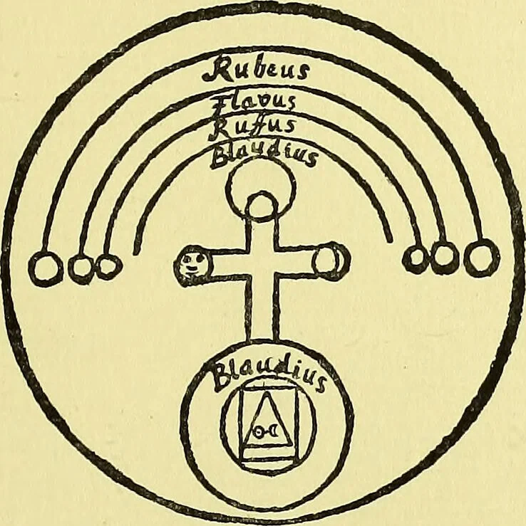 An illustration from The alchemical writings of Edward Kelly / Tr. from the Hamburg edition of 1676, and ed. with a biographical preface., 1893, leaf 219