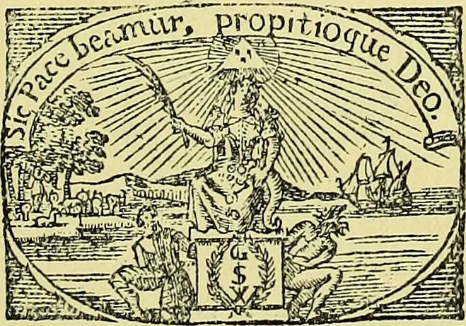 An illustration from The alchemical writings of Edward Kelly / Tr. from the Hamburg edition of 1676, and ed. with a biographical preface., 1893, leaf 9