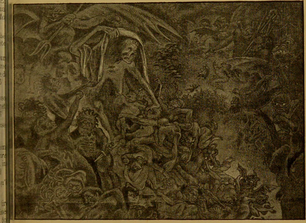 An illustration from Stanislas de Guaita et sa bibliothèque occulte / [Stanislas de Guaita]., 1899, leaf 109