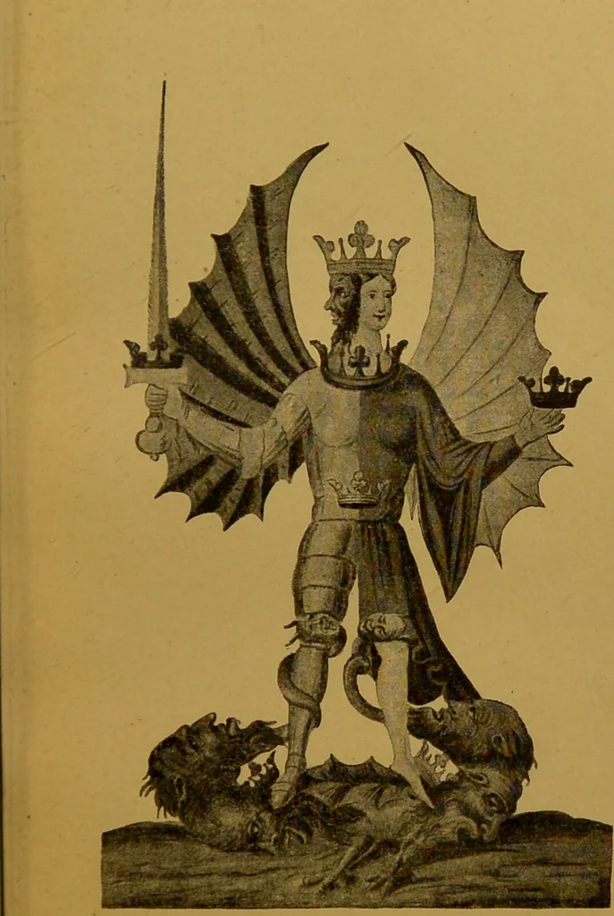 An illustration from Stanislas de Guaita et sa bibliothèque occulte / [Stanislas de Guaita]., 1899, leaf 39