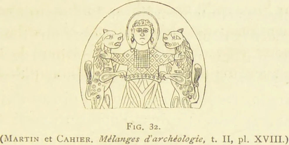 An illustration from La migration des symboles / [Eugène Félicien Albert Goblet d'Alviella]., 1891, leaf 127