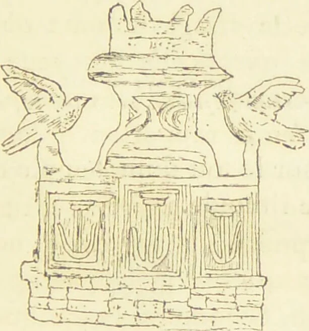 An illustration from La migration des symboles / [Eugène Félicien Albert Goblet d'Alviella]., 1891, leaf 129