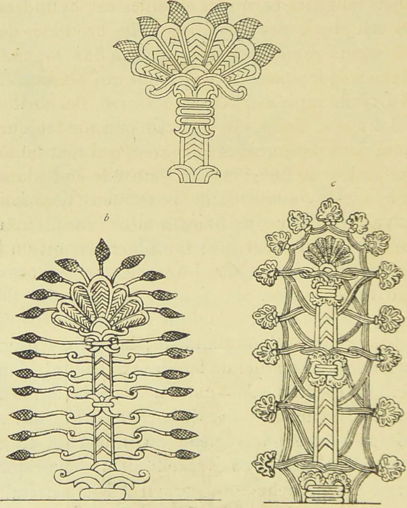 An illustration from La migration des symboles / [Eugène Félicien Albert Goblet d'Alviella]., 1891, leaf 164