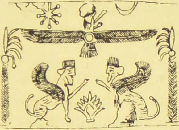 An illustration from La migration des symboles / [Eugène Félicien Albert Goblet d'Alviella]., 1891, leaf 167