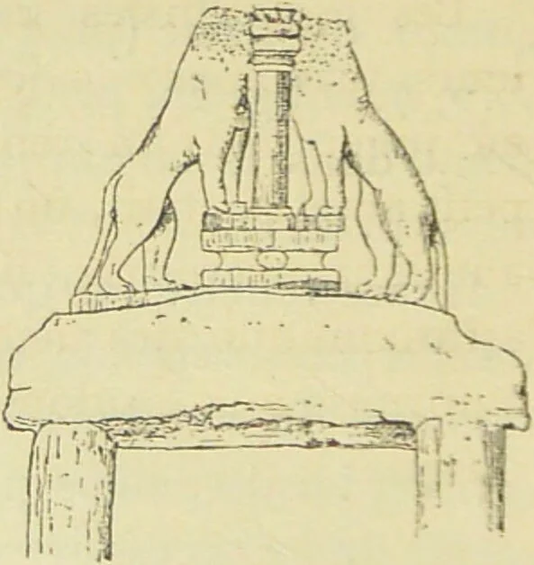 An illustration from La migration des symboles / [Eugène Félicien Albert Goblet d'Alviella]., 1891, leaf 180