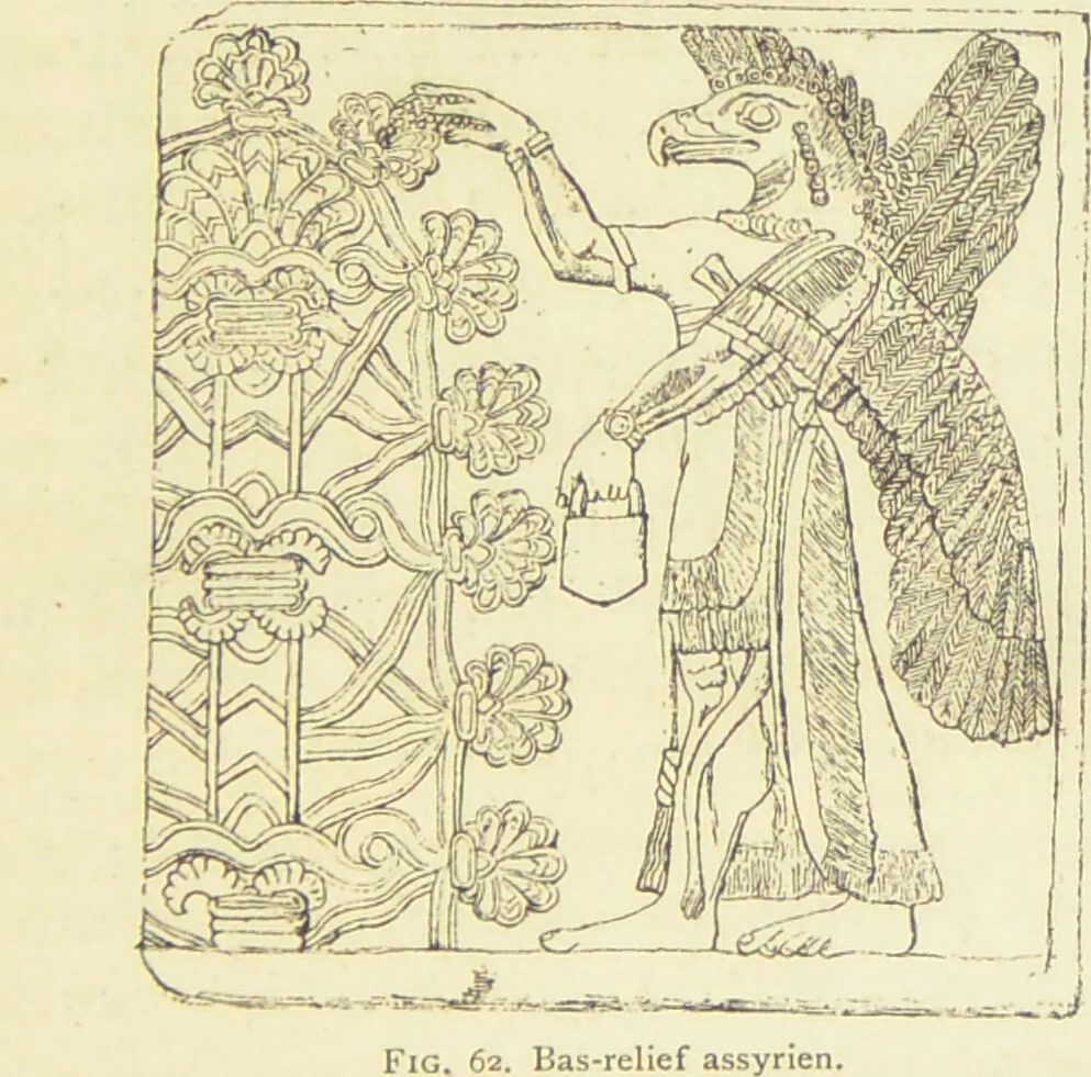 An illustration from La migration des symboles / [Eugène Félicien Albert Goblet d'Alviella]., 1891, leaf 191